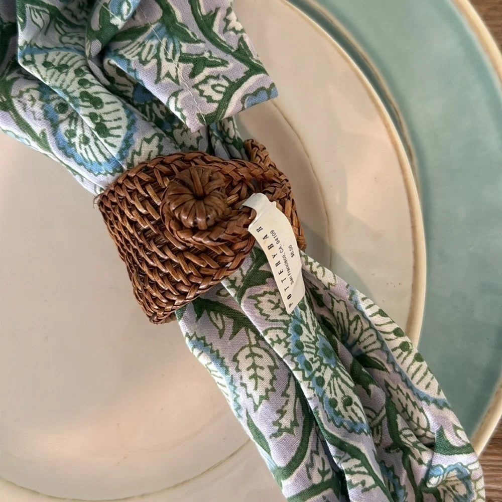 Pottery Barn Setting for Two Outdoor collection.  Never used
